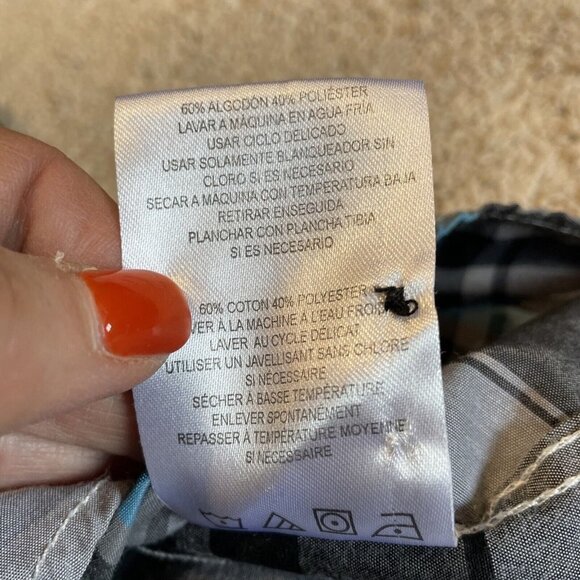 CHALC Mens Button Up Pearl Snap Shirt Size 2XL Plaid Western Ranchwear Rodeo - Picture 10 of 12